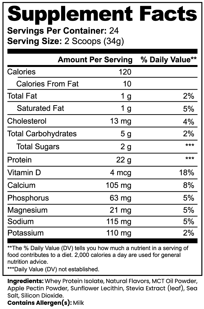 Ngon Quá Whey Isolate – Vanilla