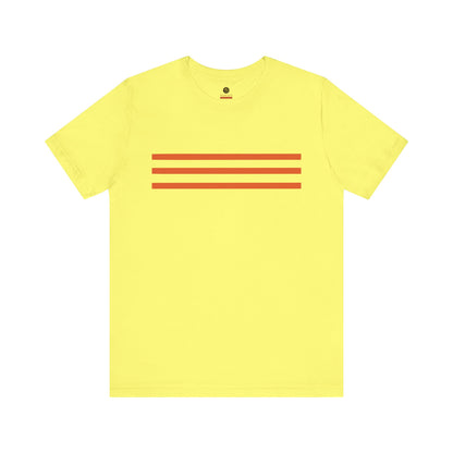 Ngon Quá Vietnamese Legacy Tee – Yellow with Three Stripes
