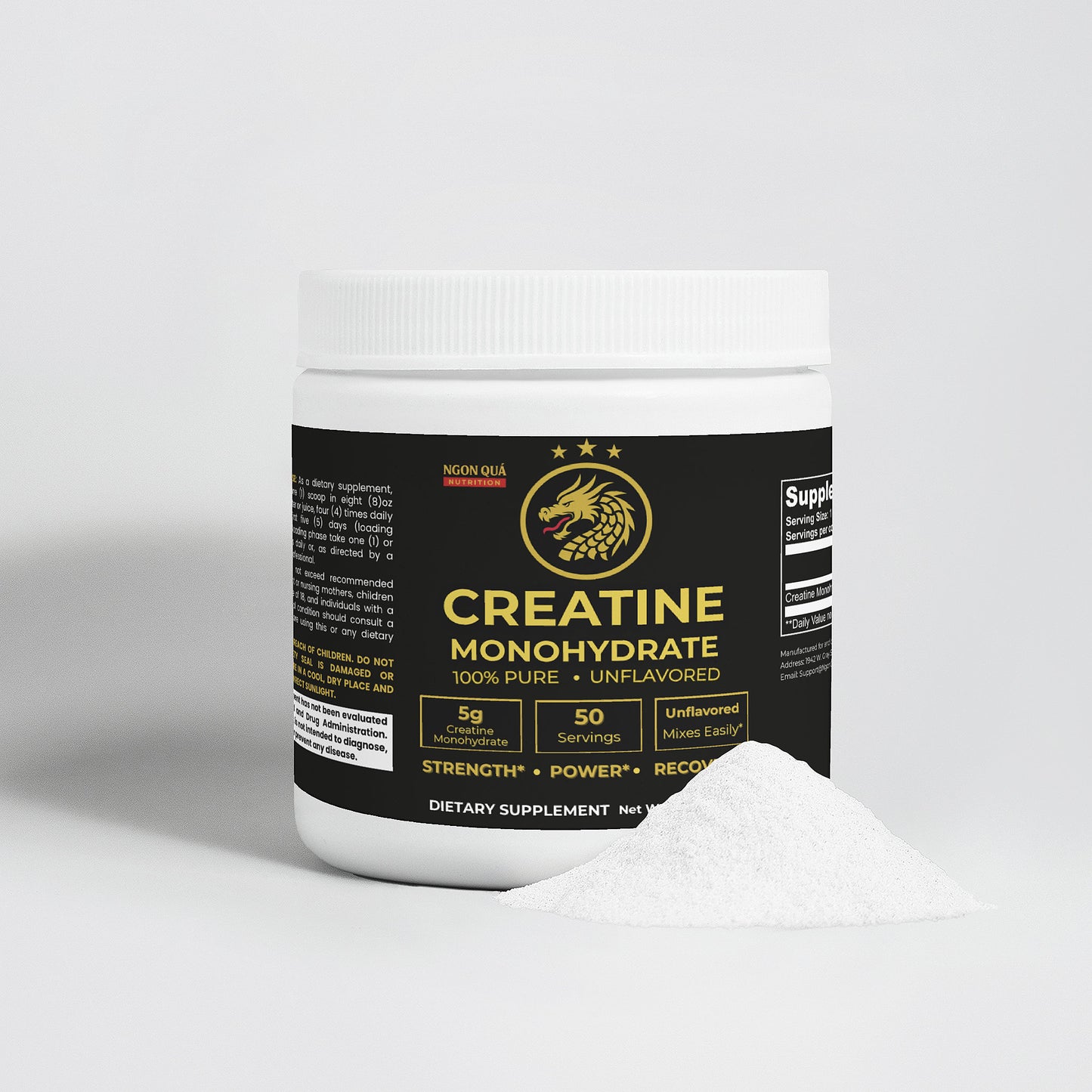 Ngon Quá Creatine Monohydrate – Pure Strength