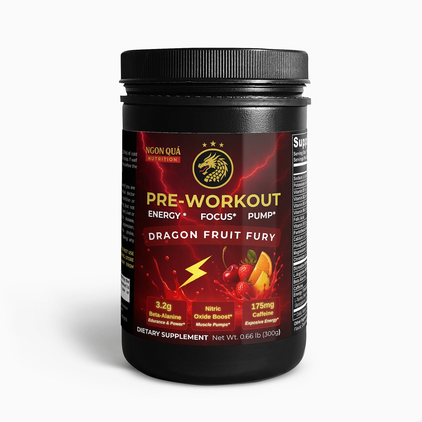 Ngon Quá Surge – Pre-Workout (Fruit Punch)
