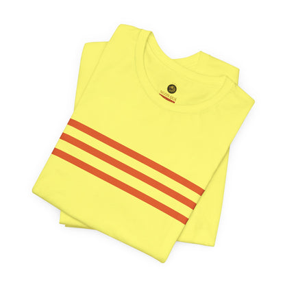 Ngon Quá Vietnamese Legacy Tee – Yellow with Three Stripes